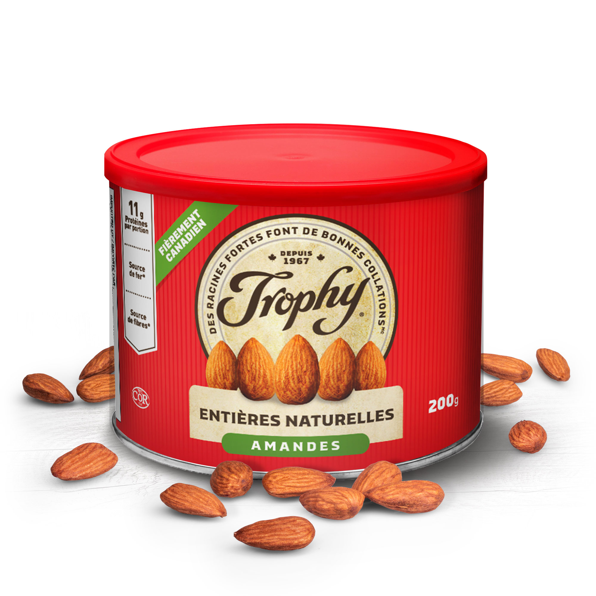 Entiéres naturelles amandes